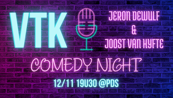 Comedy Night met Jeron Dewulf en Joost Van Hyfte