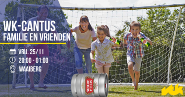Familie en vrienden wk-cantus